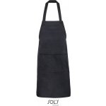 SOL's Collection Zástěra Gamma s laclem bio COT25356900299-black Černá – Hledejceny.cz