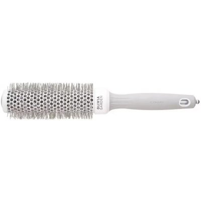 Olivia Garden, Expert Blowout Speed Wavy Brush na sušenie a styling vlasov biela/sivá 35 mm – Zbozi.Blesk.cz