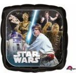 Fóliový balónek čtverec Star Wars 43 cm – Hledejceny.cz