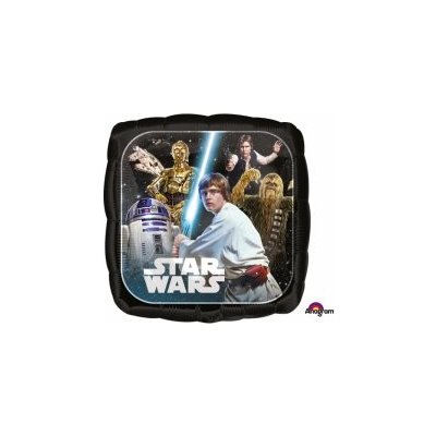 Anagram Foliový balonek čtverec Star Wars Classic 43 cm – Hledejceny.cz
