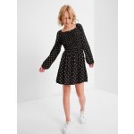 GAP dětské šaty s řasením černá – Zboží Dáma