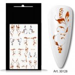 BIO nails vodolepka 30128 ornament s červeným zlatem – Hledejceny.cz