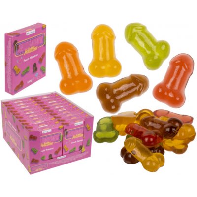 OOTB Gumové bonbony ve tvaru penisu - ovocné želé Willy gummy, 100 g – Zboží Dáma