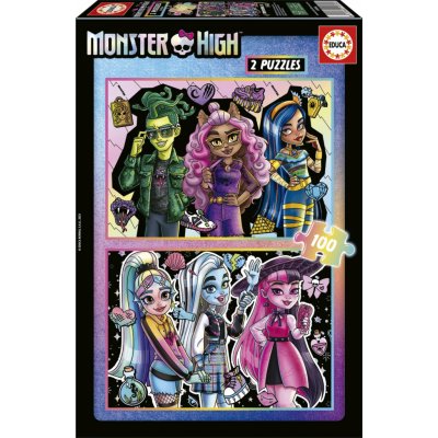 Educa 15629 Cardboard Monster High 2 x 100 dílků