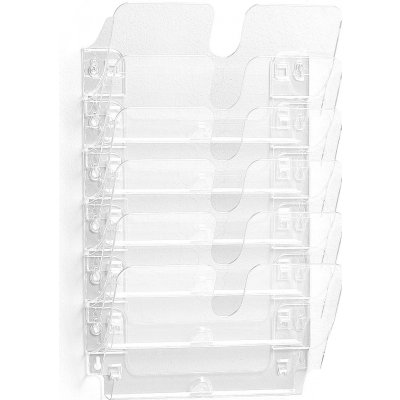 EDITION, Stojan na prospekty 6x A4 na šířku, transparentní – Hledejceny.cz