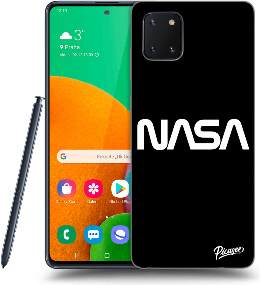 Pouzdro Picasee silikonové Samsung Galaxy Note 10 Lite N770F - NASA Basic černé