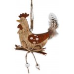 Kohout závěs dřevo 10cm – Zboží Mobilmania