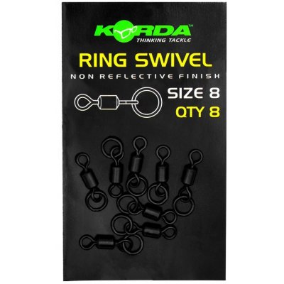 Korda Obratlík Flexi Ring Swivel vel.8 8ks – Zboží Mobilmania