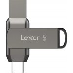 Lexar JumpDrive D400 Dual 64GB LJDD400064G-BNQNG – Zboží Živě