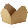 Jednorázové nádobí gastro obaly, s.r.o. EKO papírová krabička na jídlo papírový menu box 210x150x63mm