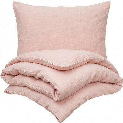 4Home dětské mušelínové povlečení do postýlky rose 100 x 135 cm 40 x 60 cm – Hledejceny.cz