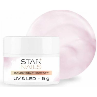 Starnails Uv Led Builder gel Thixotropy Nude pink 004 5ml – Zbozi.Blesk.cz