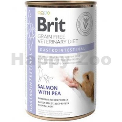 Brit Veterinary Diets Dog GF Gastrointestinal Salmon with Pea 400 g
