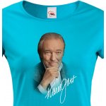 Bezvatriko.cz Dámské tričko Karel Gott, Modrá – Hledejceny.cz