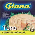 Giana Tuňák kousky ve slunečnicovém oleji 80 g – Zboží Dáma