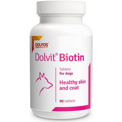 Dolfos Dolvit Biotin 90 tbl zdravá kůže krásná srst
