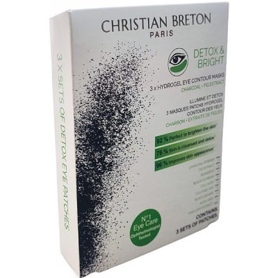Christian Breton Detox & Bright Eye Contour Mask 3 x 2,5 ml – Zboží Mobilmania