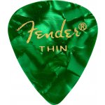 Fender Premium Celluloid Picks, 351 Shape - trsátka (více variant) Fender Premium Celluloid Picks, 351 Shape: Green Moto / Thin – Zboží Mobilmania