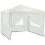 Plonos 4936 zahradní altan pavilon 4 stěny 3x3m 9m2 bílý – Zboží Dáma