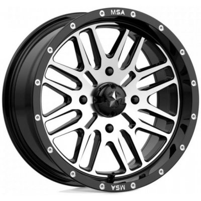 Msa Offroad Wheels M38 Brute 7X14 4X137 ET10 gloss black Machined | Zboží Auto
