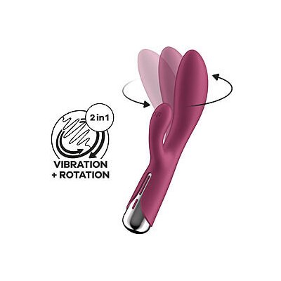 Satisfyer Spinning Rabbit 1 Red točící