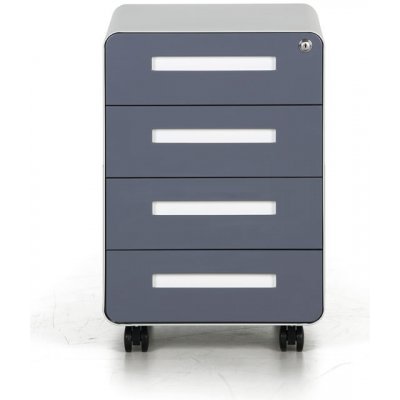 Metal mobilní 4 zásuvky grafit – Zboží Dáma