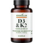 Närokällan Vitamin D3 & K2 2500 IU & 85 µg 60 rostlinných kapslí – Hledejceny.cz