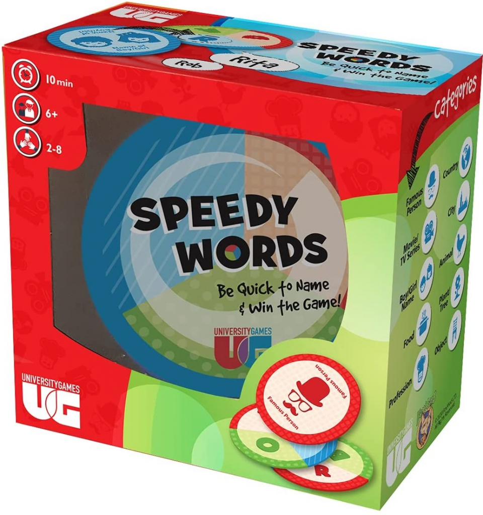 Speedy Words Card Game hra učí nová anglická slovíčka