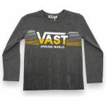 Sezon chlapecké tričko s dlouhým rukávem s blikajícím obrázkem Vast šedá – Zboží Dáma
