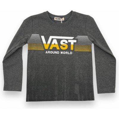 Sezon chlapecké tričko s dlouhým rukávem s blikajícím obrázkem Vast šedá – Zboží Dáma