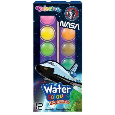 Patio Nasa vodové barvy Colorino 23 mm 12 barev – Hledejceny.cz