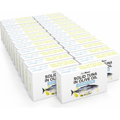 GymBeam Tuňák v olivovém oleji 120 g – Zboží Dáma