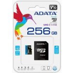 ADATA MicroSDXC UHS-I 256 GB AUSDX256GUICL10A1-RA1 – Zboží Mobilmania