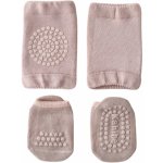 Set protiskluzové návleky a ponožky na lezení Růžová – Zboží Mobilmania