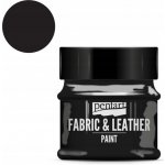 pentart Barva na textil a kůži černá 50 ml – Zboží Dáma