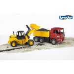 Bruder 2752 Auto MAN TGA nákladní sklápěčka + čelní nakladač FR130 plast – Sleviste.cz