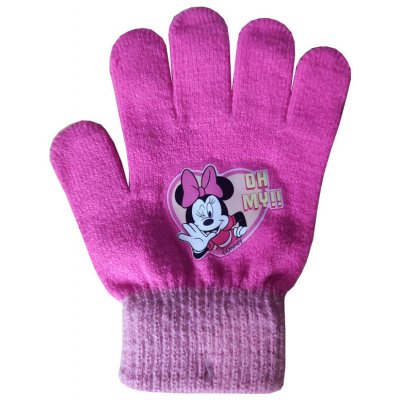 Setino Dívčí pletené prstové rukavice Minnie 175 - růžová – Zboží Mobilmania