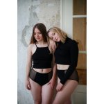 SaYu Menstruační kalhotky Černé s transparentními boky – Zboží Dáma