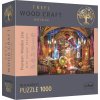 Puzzle TREFL Wood Craft Origin Kouzelná komnata 1000 dílků