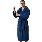 F2F pánský modrý mikroplyšový župan – Sleviste.cz