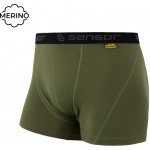 Sensor MERINO DF pánské trenky safari green – Zbozi.Blesk.cz