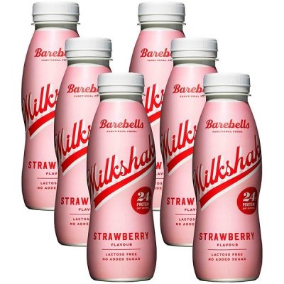 BAREBELLS Protein Milkshake Jahoda 6 x 330 ml – Zboží Dáma