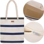 Trizand 27597 Plážová taška 18 L modro-bílá – Hledejceny.cz