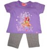 Krásný dětský set Winx pro holky tričko a legíny fialový
