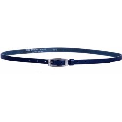 Penny Belts dámský úzký pásek k šatům 15-2-56 tmavě modrý