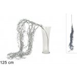 Due Esse Vánoční větvička glitrovaná 125 cm, stříbrná – Hledejceny.cz