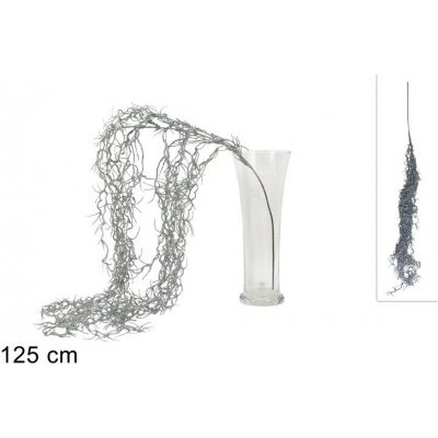 Due Esse Vánoční větvička glitrovaná 125 cm, stříbrná – Hledejceny.cz