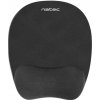 Podložky pod myš Natec Mousepad Ergonomic CHIPMUNK memory foam filling, black NPF-0784