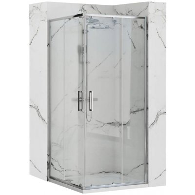 REA PUNTO 80x80 Se sprchovou vaničkou Savoy black KPL-K1863 – Zboží Dáma