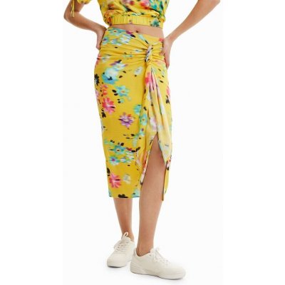 Desigual dámská sukně Garden yellow – Zboží Mobilmania